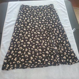 Shein Floral Midi Skirt